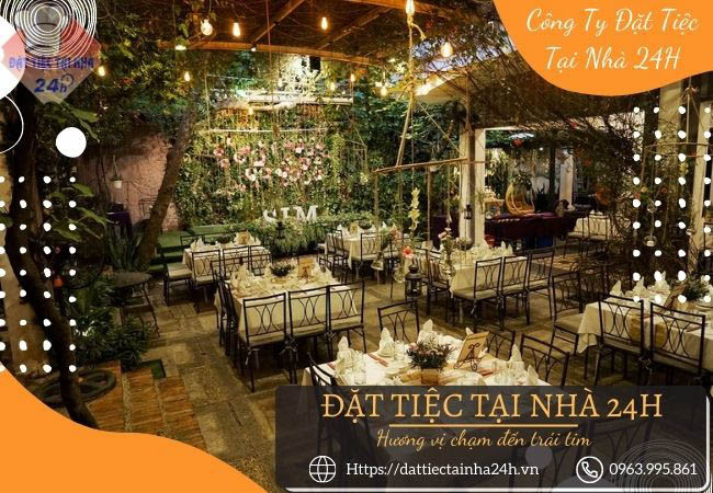 Tiệc sinh nhật được tổ chức tại không gian nhà hàng Pergola