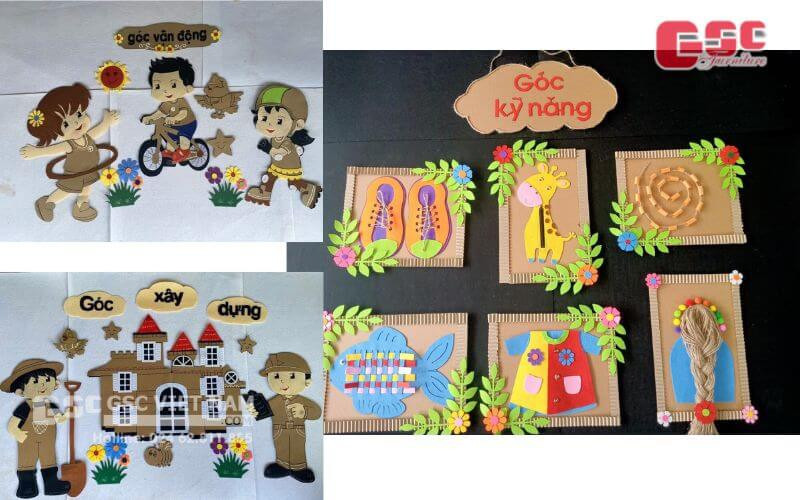 Trẻ em mầm non say mê tham gia các hoạt động STEAM sáng tạo trong tiệc sinh nhật