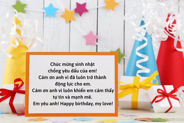 Ý tưởng stt chúc sinh nhật chồng hài hước sáng tạo