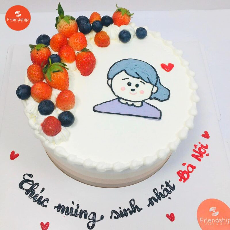 Ý tưởng vẽ bánh kem sinh nhật dành tặng người thân yêu