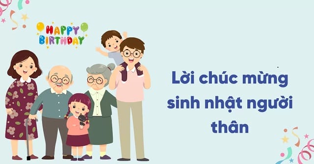 Đừng ngại ngần gửi lời chúc sinh nhật đến gia đình nhé!