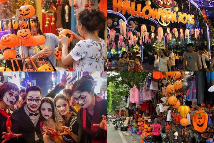 Hoạt động điển hình của ngày lễ Halloween là hóa trang thành các ma quỷ, hình tượng đáng sợ Hoạt động điển hình của ngày lễ Halloween là hóa trang thành các ma quỷ, hình tượng đáng sợ