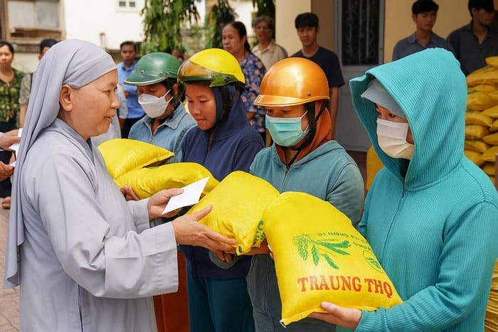 Có nhiều hoạt động từ thiện được tổ chức vào ngày lễ Phật Đản
