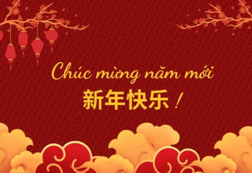 Từ vựng nói về năm mới bằng tiếng Trung