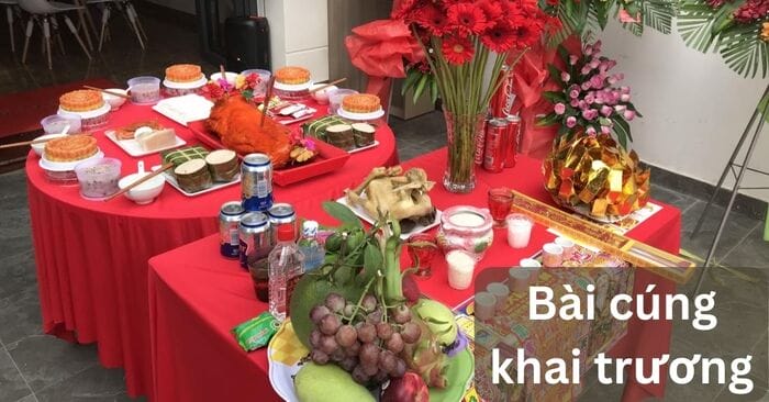 Tham khảo về bài cúng khai trương cửa hàng đầy đủ, chuẩn xác