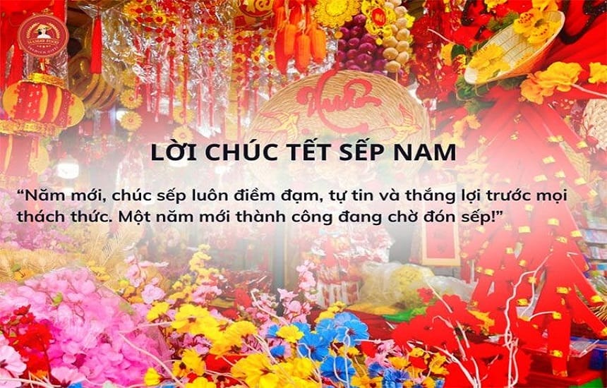 Lời chúc tết chân thành, lịch sự đối với sếp nam
