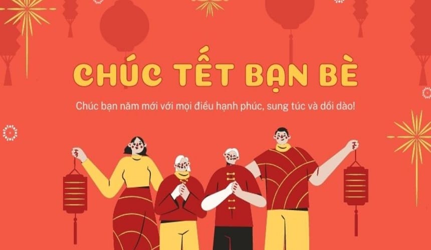 Những câu chúc ngắn gọn gửi bạn bè vào dịp đầu năm