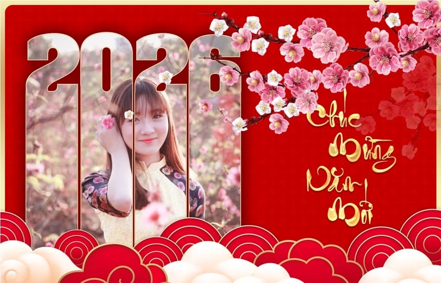 Banner chúc tết gần gũi dành cho các cá nhân