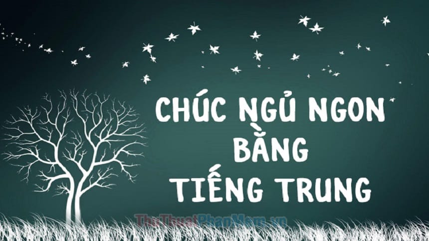 Tổng hợp những câu chúc ngủ ngon tiếng Trung hay, ý nghĩa nhất