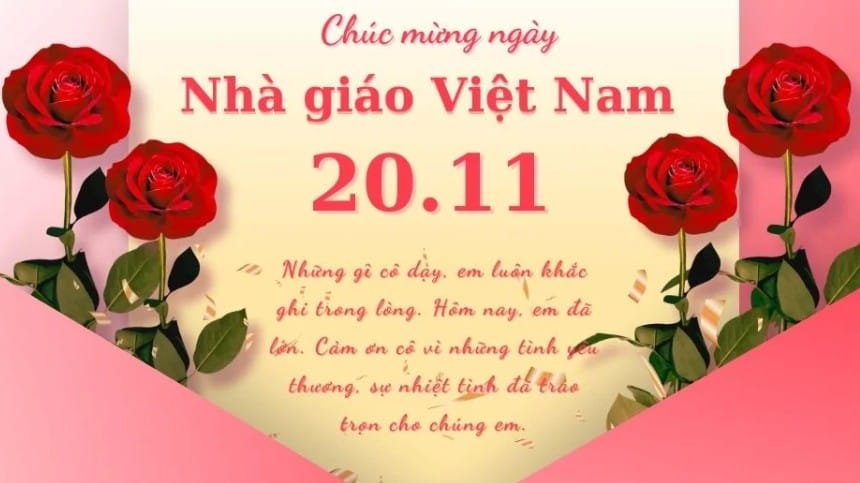 Lời chúc chân thành của học trò dành cho thầy cô đang trực tiếp giảng dạy
