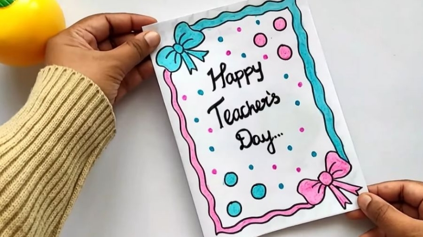 Những ý tưởng thiết kế thiệp chúc mừng 20/11 đơn giản tự làm