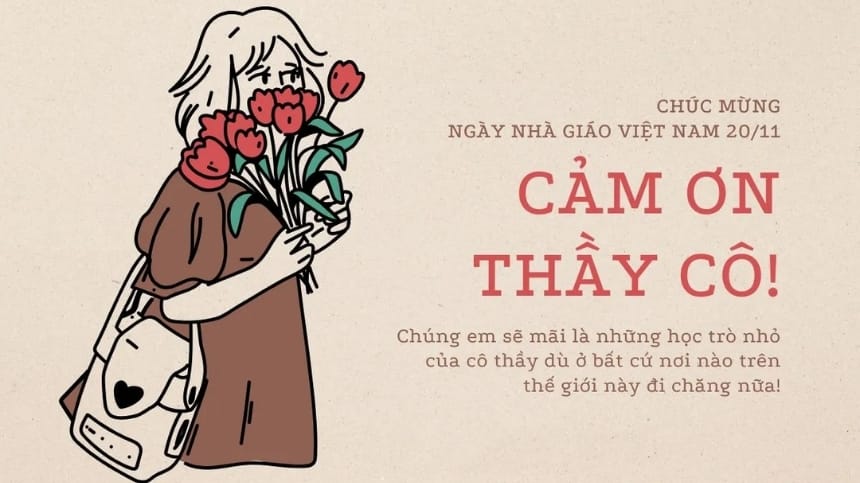 Tổng hợp những lời chúc 20/11 cô giáo chủ nhiệm ngắn gọn, súc tích