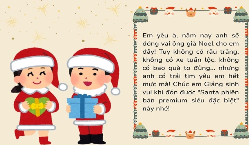 Chúc giáng sinh hài hước, vui vẻ