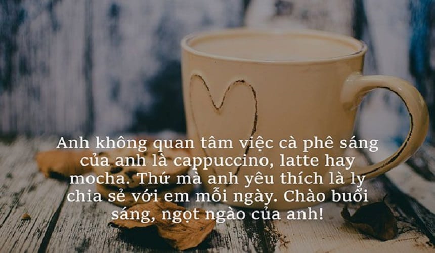 Lời chúc buổi sáng hài hước gửi người yêu