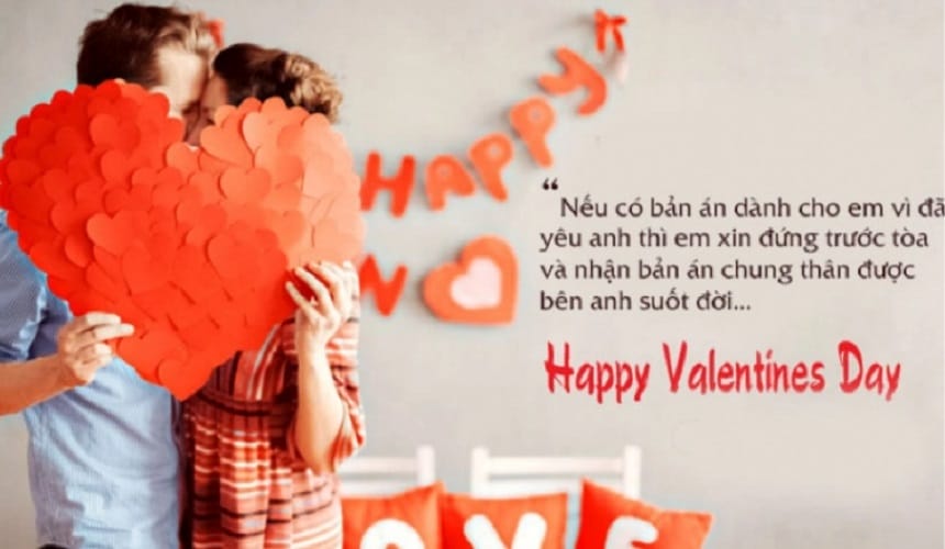 Lời chúc chồng ngày lễ tình nhân hài hước