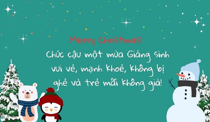 Những câu chúc giáng sinh hài hước tặng bạn bè