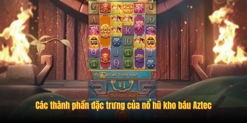 Các thành phần đặc trưng của nổ hũ kho báu Aztec