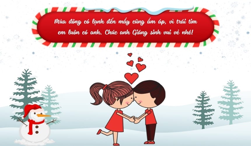 Top lời chúc giáng sinh cho người yêu xa
