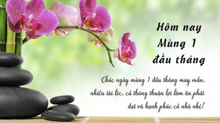 Chúc mùng 1 đầu tháng bình an, may mắn