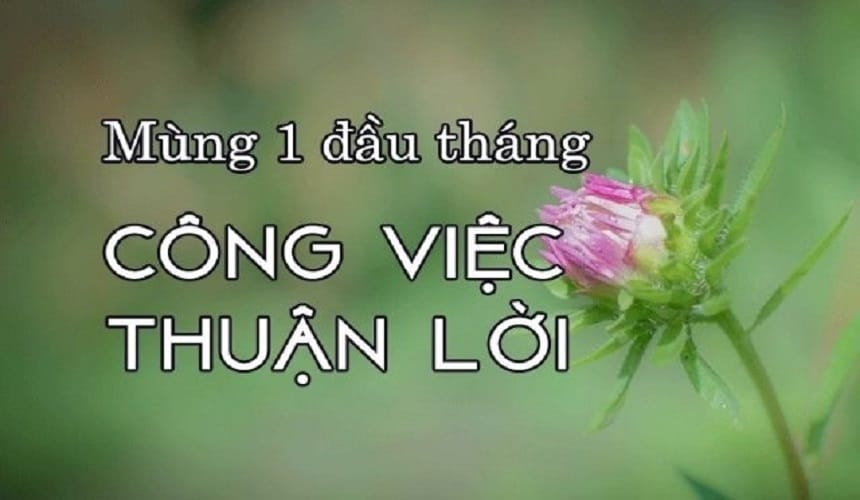 Chúc mùng 1 đầu tháng buôn may bán đắt