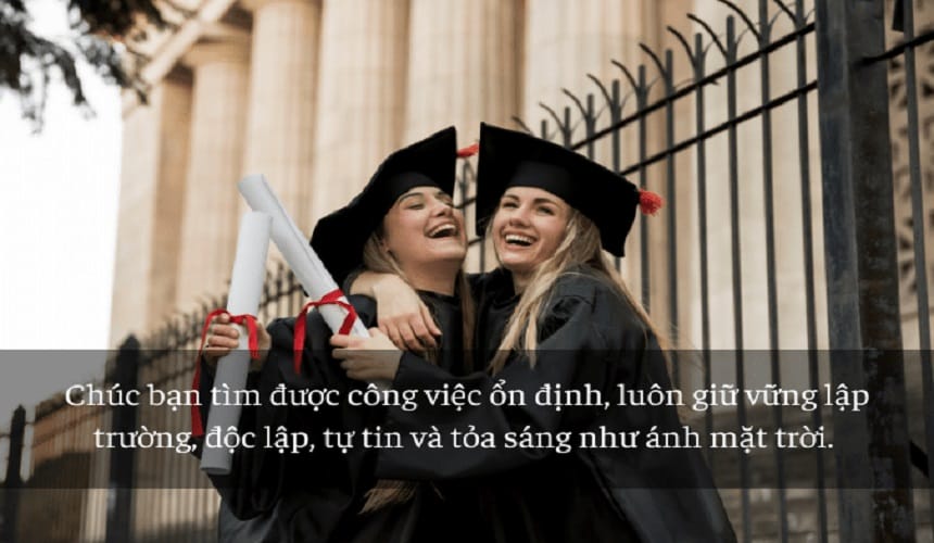 Chúc mừng bạn thân tốt nghiệp đại học