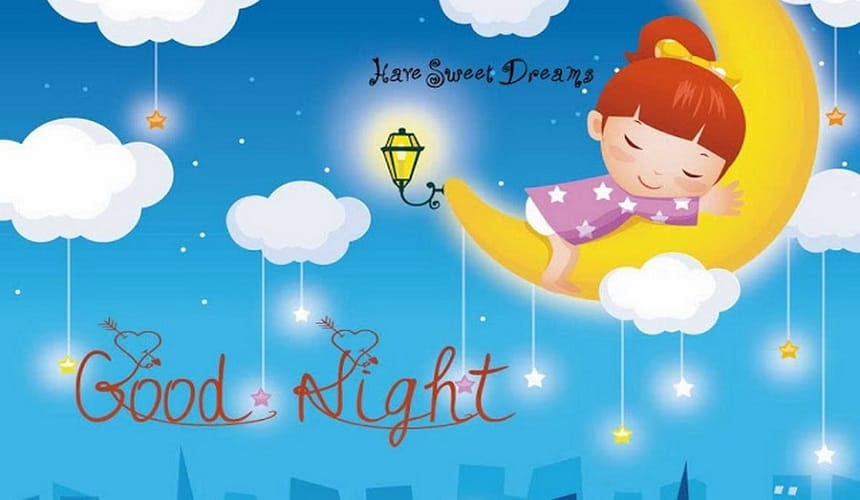 Hình ảnh chúc buổi tối dễ thương