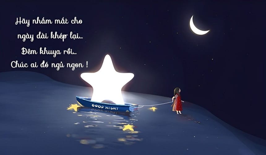 Lời chúc buổi tối ngọt ngào cho các nàng