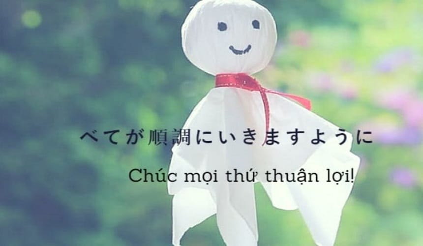 Lời chúc may mắn bằng tiếng Nhật tiễn bạn đi du học