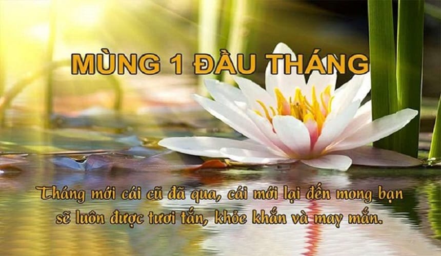 Lời chúc mùng 1 đầu tháng bình an, may mắn