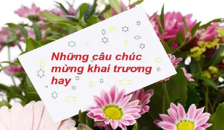 Lưu ý khi gửi lời chúc khai trương đầu năm