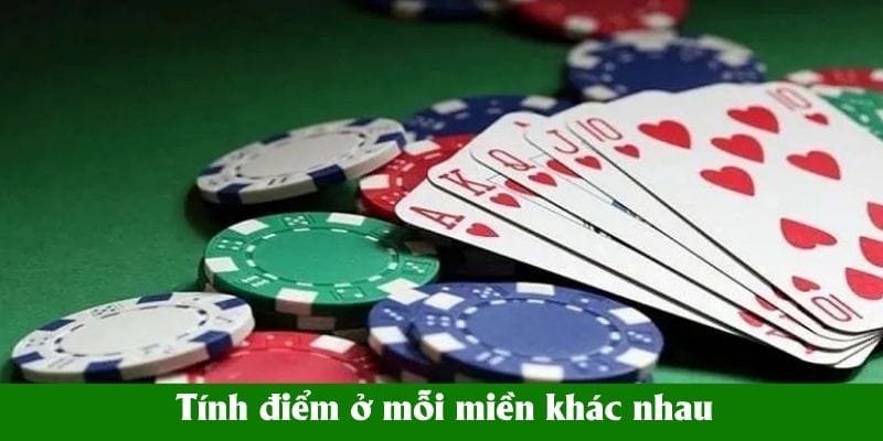 Tính điểm ở mỗi miền khác nhau