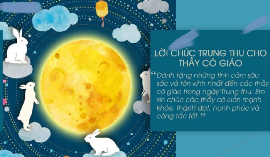 Top lời chúc ý nghĩa tặng cô giáo dịp tết trung thu