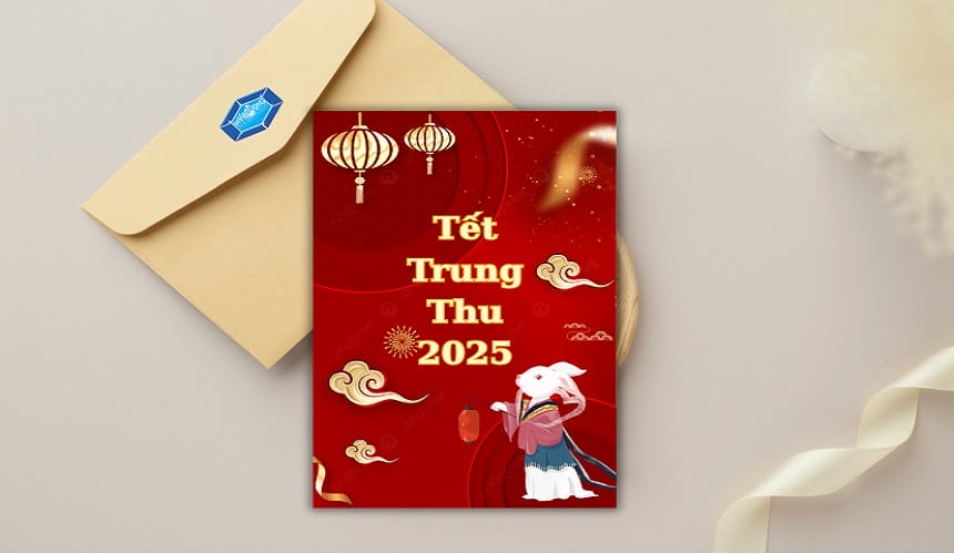 Ý nghĩa sâu sắc từ tấm thiệp trung thu