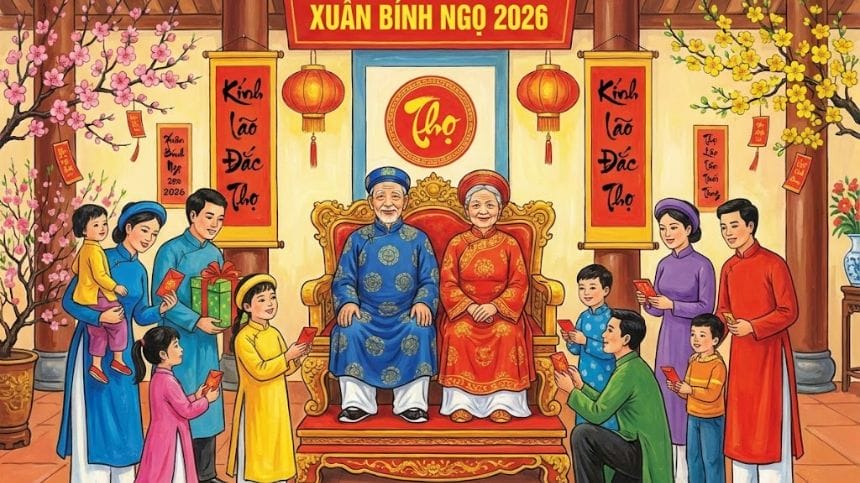 Mừng thọ tuổi 80 là đại thọ, lộc lớn của dòng tộc