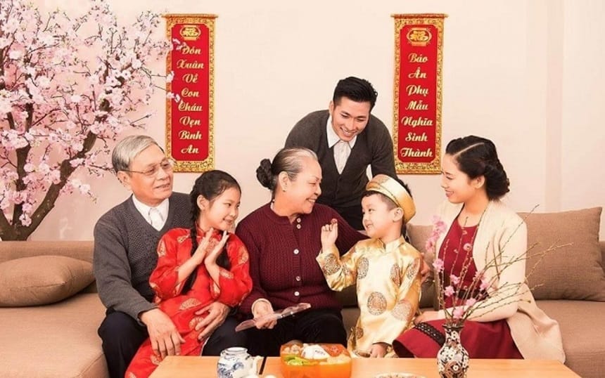 Câu chúc mừng thọ ngắn gọn dành cho ông bà của con cháu