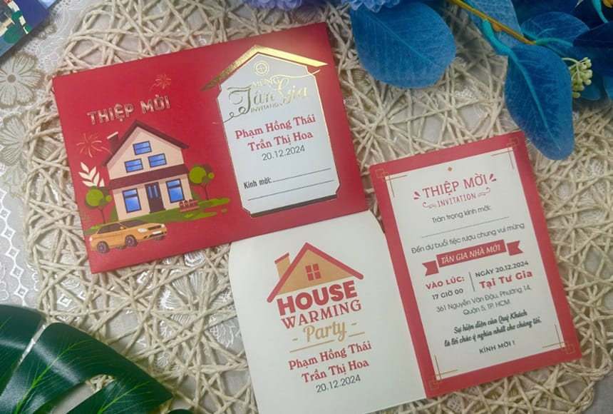 Thiệp chúc mừng tân gia mang nhiều ý nghĩa tốt đẹp