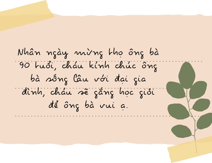 Một tấm thiệp với lời chúc chân thành có giá trị hơn nhiều vật chất