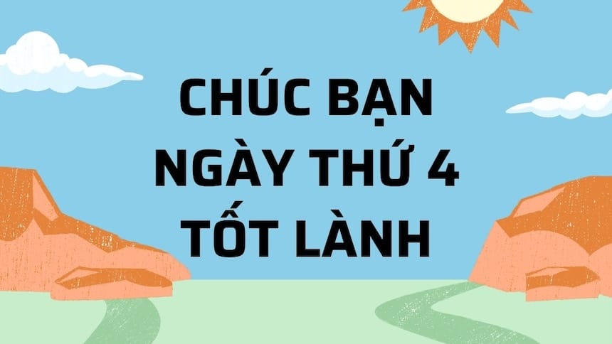 Hình ảnh chào đón ngày thứ Tư