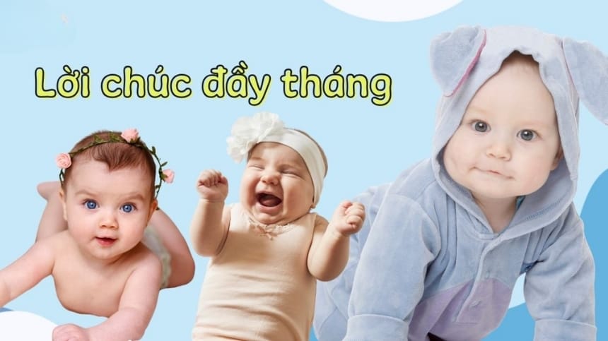 Lời chúc đầy tháng bé gái