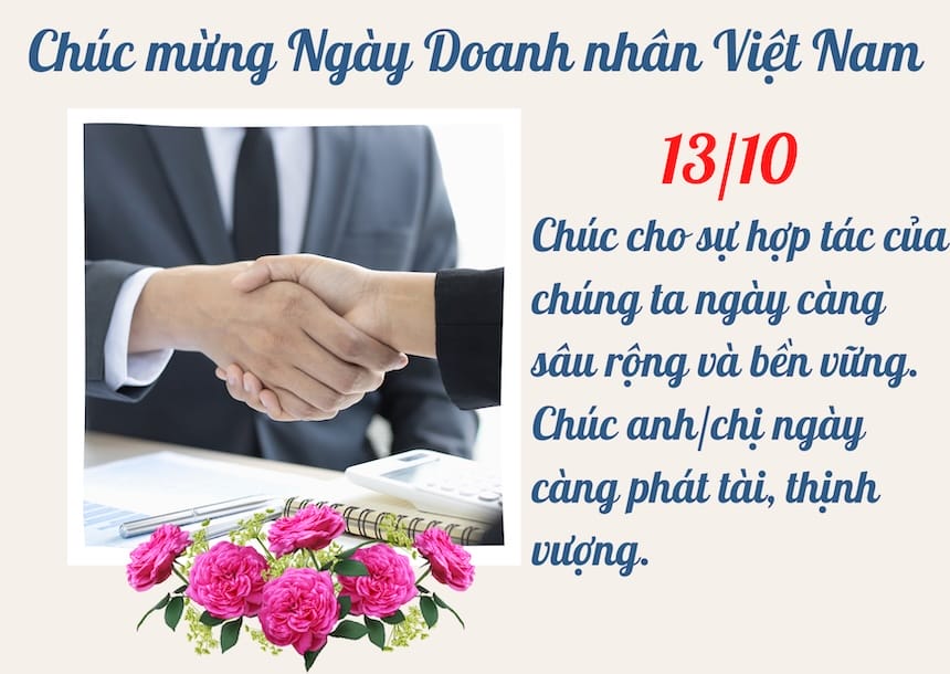 Lời chúc ngày doanh nhân Việt Nam dành cho khách hàng, đối tác