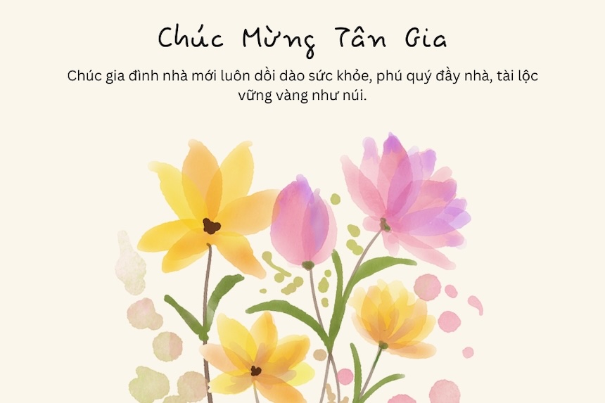 Lời chúc tân gia ngắn gọn và súc tích