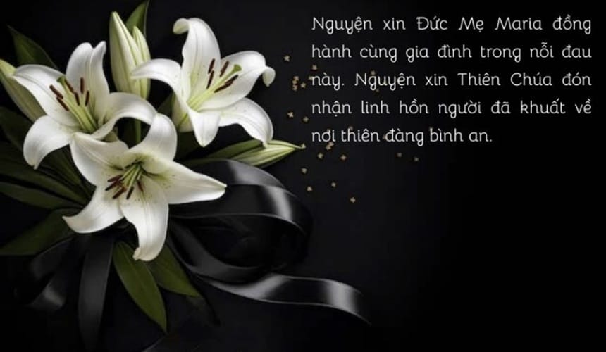 Lời chia buồn đám tang theo Thiên chúa giáo