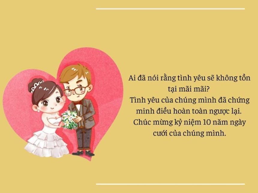 Những lời chúc đáng yêu, hài hước về ngày kỷ niệm