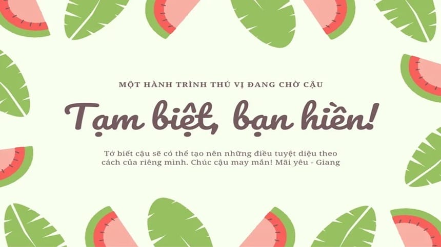 Top lời chúc khi chia tay bạn bè đi xa ngắn gọn