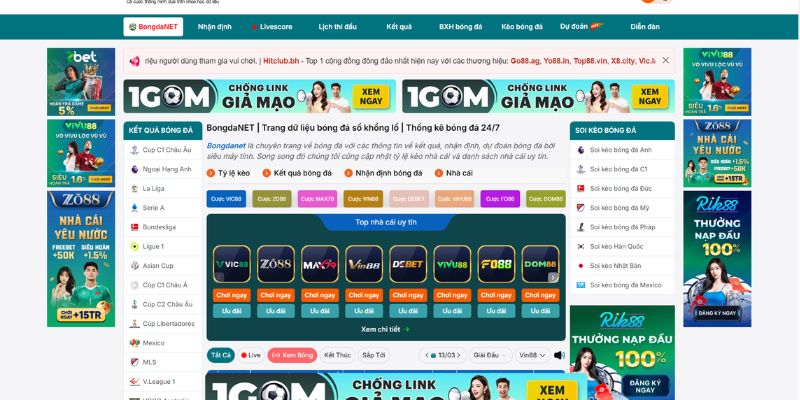 Xem trực tiếp bóng đá chất lượng tại trang chủ Bóngdanet