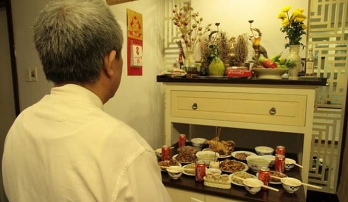 Mặc quần áo kín đáo, lịch sử khi đọc văn khấn