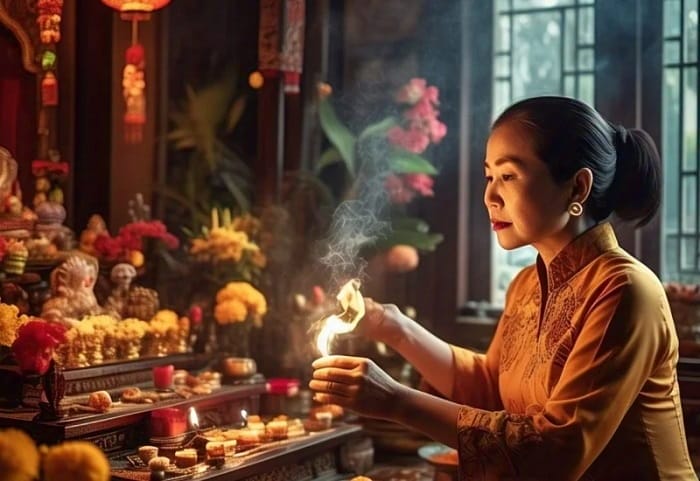 Đọc văn khấn sau khi tỉa chân nhang, lau dọn bàn thờ cần rõ ràng, mạch lạc