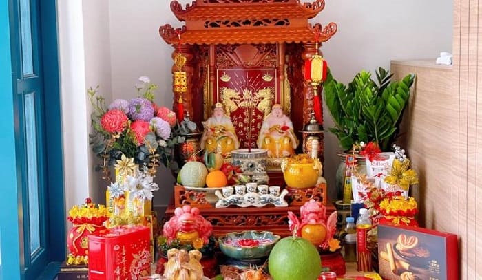 Văn khấn sau khi bao sái bàn thờ Thần Tài chuẩn phong tục