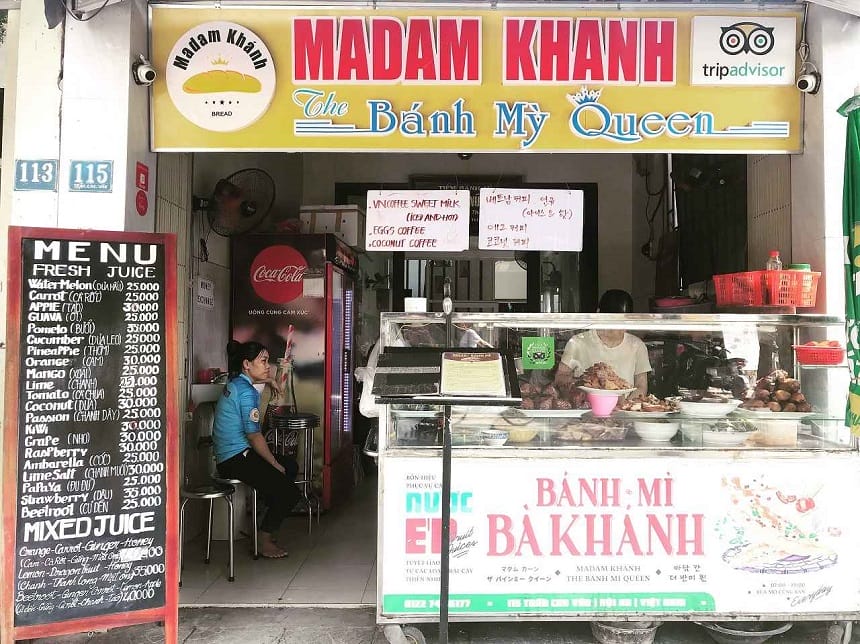Bánh mì Madam Khánh được gọi là "The Bánh Mì Queen”