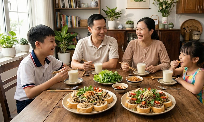 Những chiếc bánh mì hấp thơm ngon cho bữa ăn sáng thêm dinh dưỡng